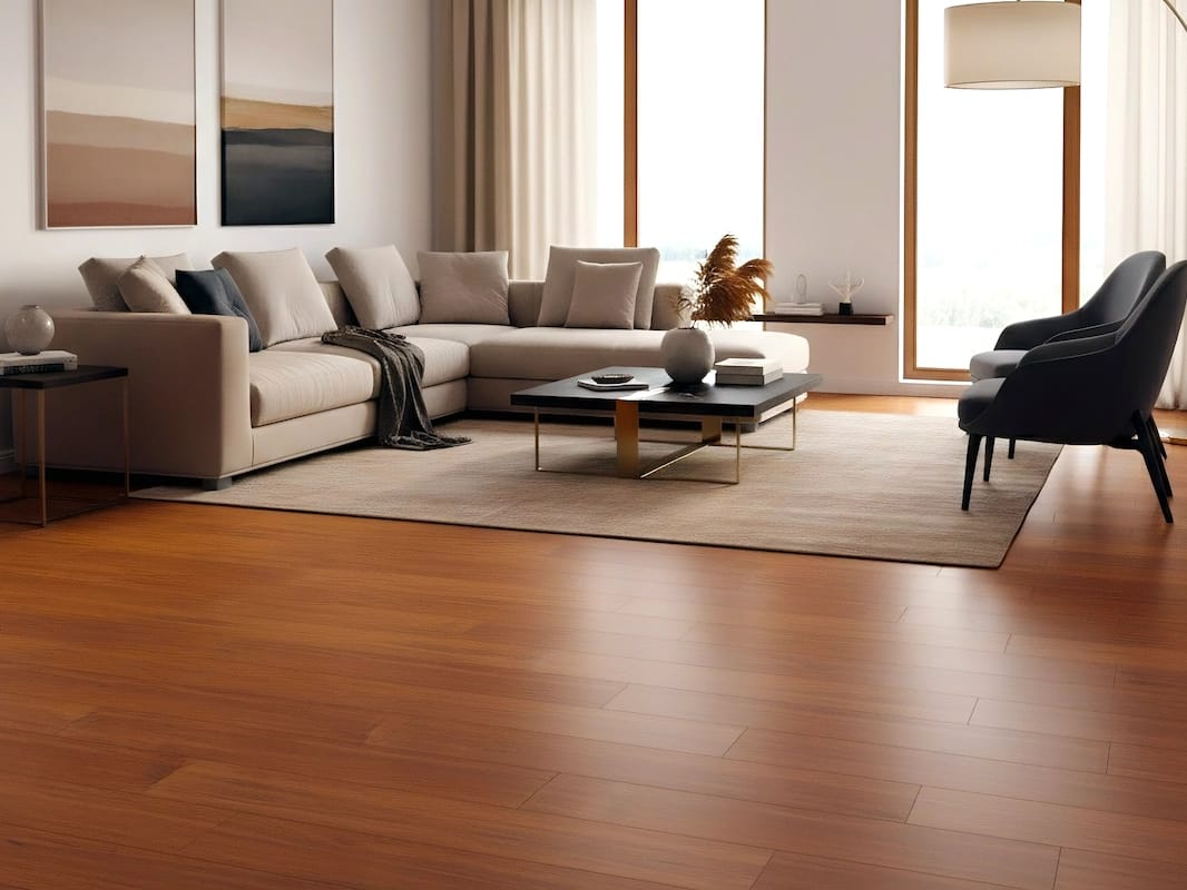 Living elegante bamboo tono caldo