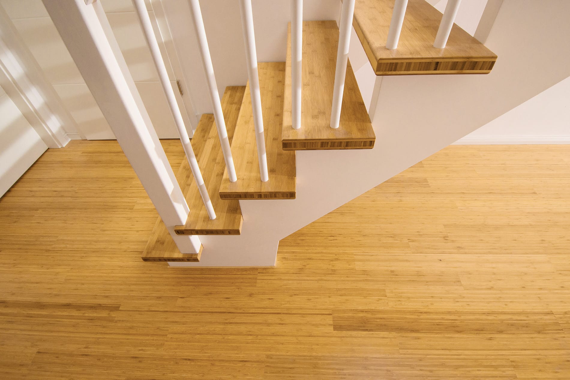 Scala in bamboo naturale design