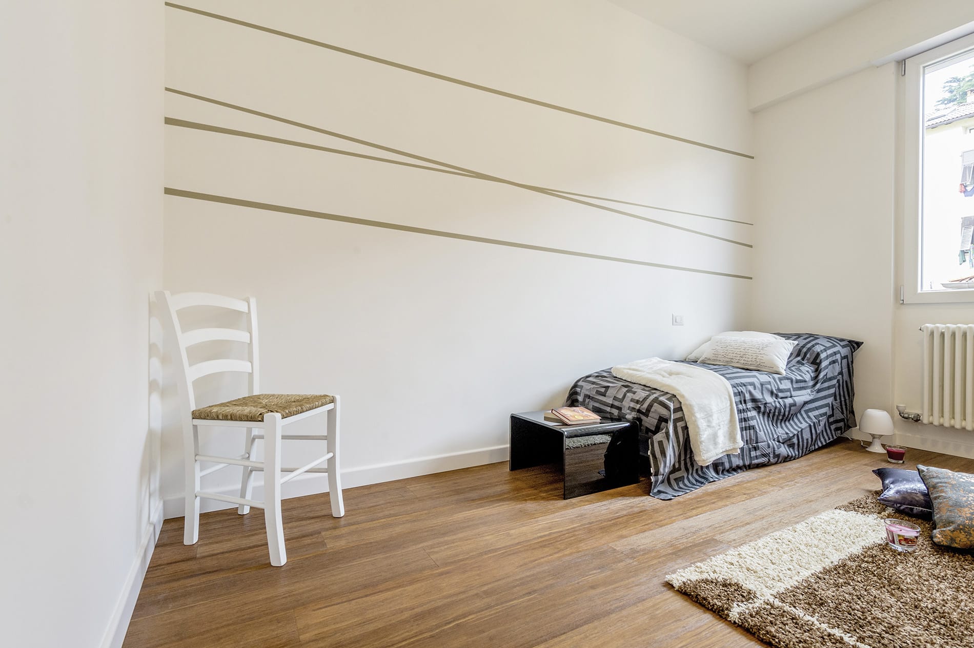 Camera da letto pavimento bamboo