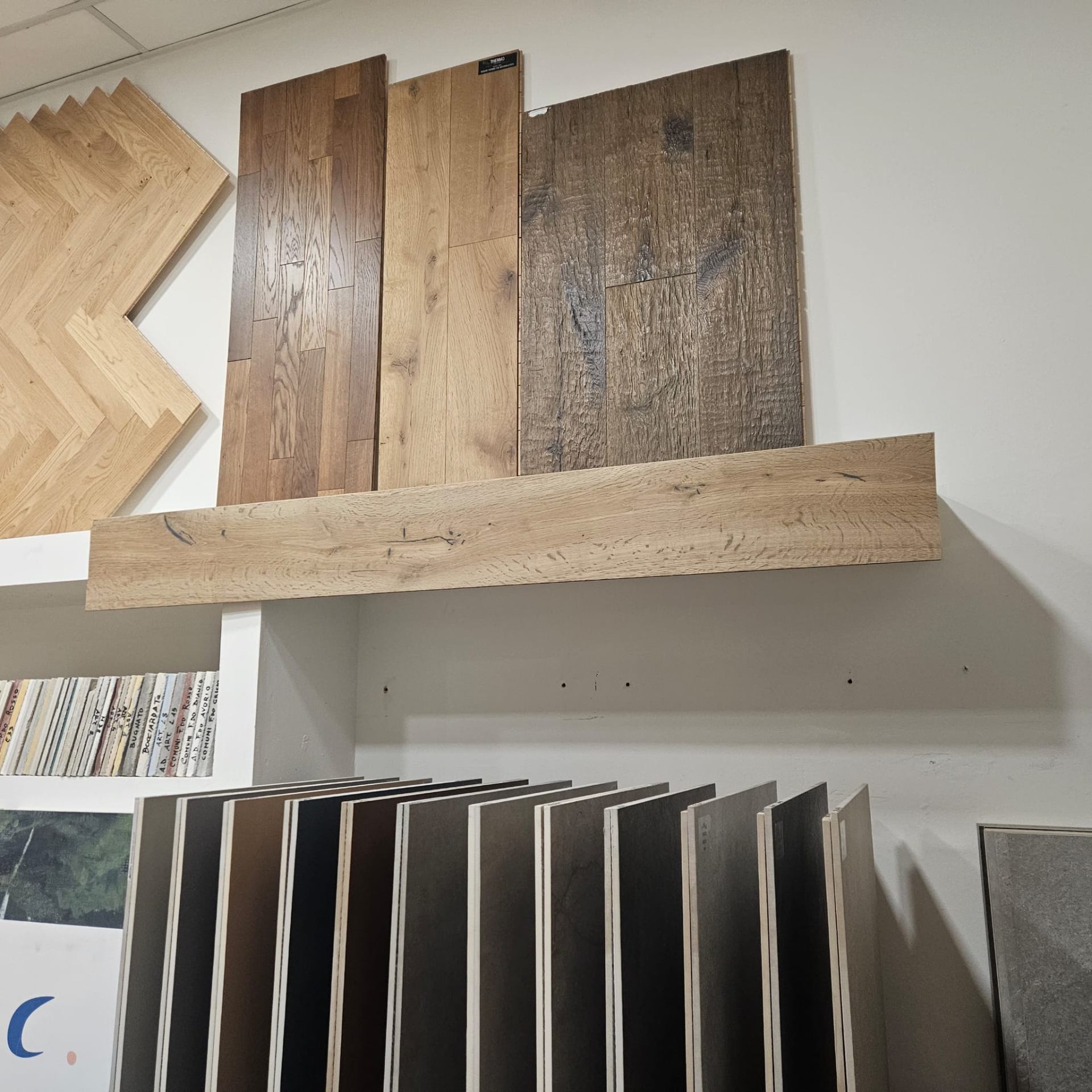 Campioni parquet rovere showroom